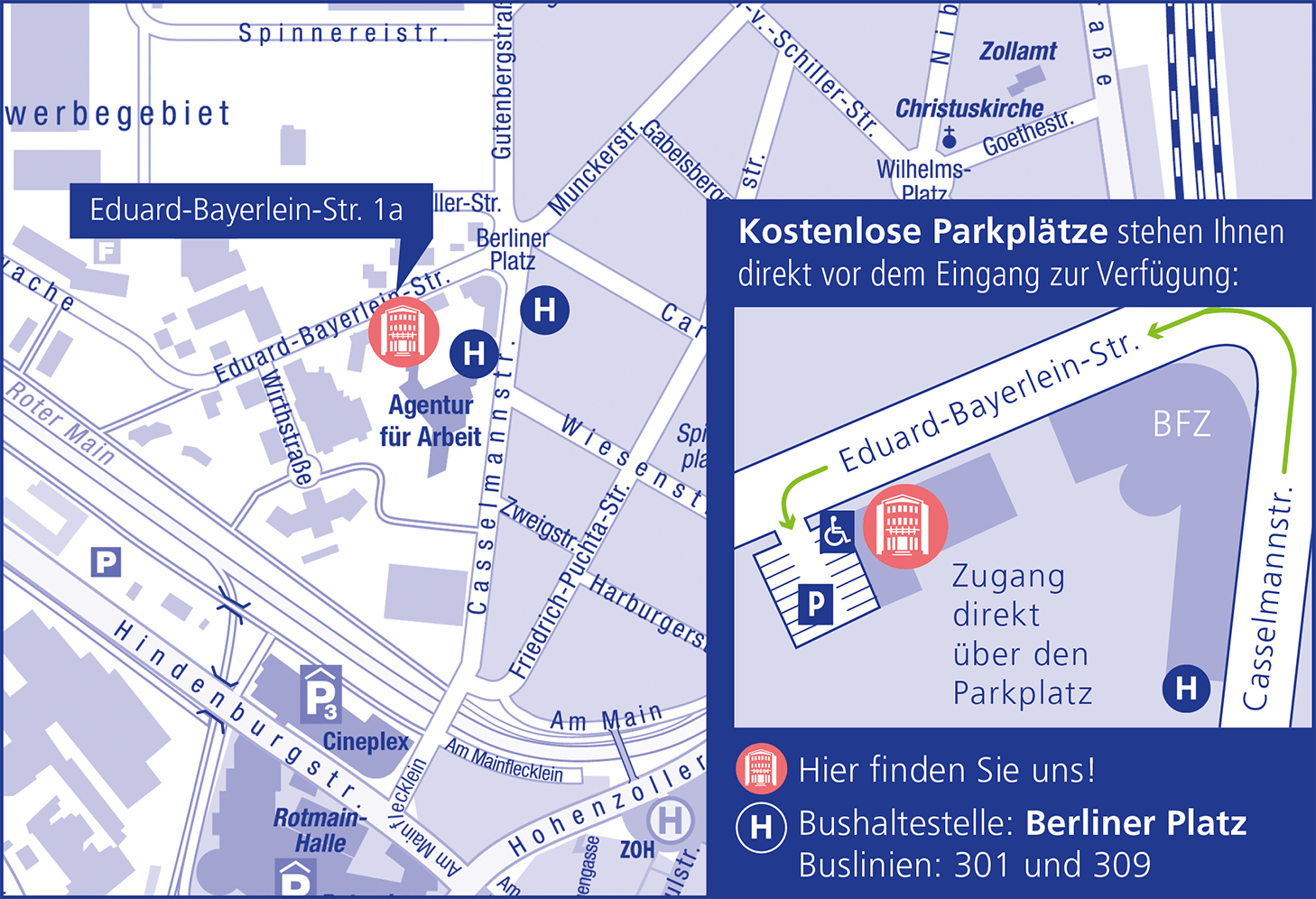 Radiologische Privatpraxis – Anfahrt